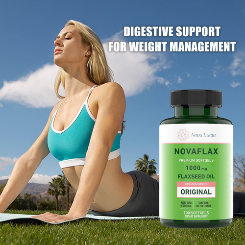 Óleo De Linhaça Orgânico Natural 1.000 Mg, Ômega Essencial 3 - Imagem 5