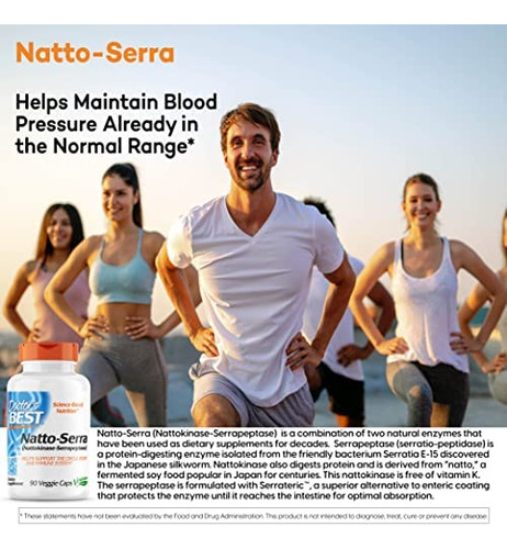 Doctors Best Natto-serra, Não Ogm, Vegano, Sem Glúten, 90 - Imagem 4