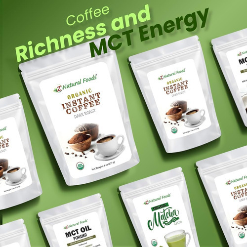 Z Alimentos Naturais De Café Instantâneo Orgânico Em Pó - Sa - Imagem 4