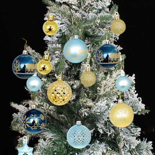 Decoração De Natal, 44 Peças De Bolas Penduradas Coloridas À - Imagem 5