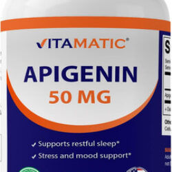 Vitamatic Apigenina 50mg 120 Cápsulas Vegetarianas
