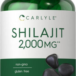 Cápsulas De Shilajit | 2000mg | 90 Contagem | Não Ogm E Sem