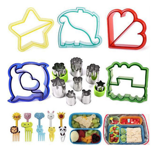 Yiyi Conjunto Cortador Sanduíche Frutas Infantil 28 - Imagem 9