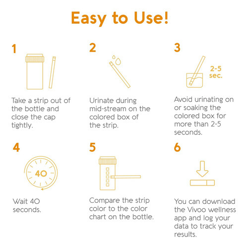Vivoo Test Strip - Acompanhe Seu Status De Vitamina C Em Cas - Imagem 4