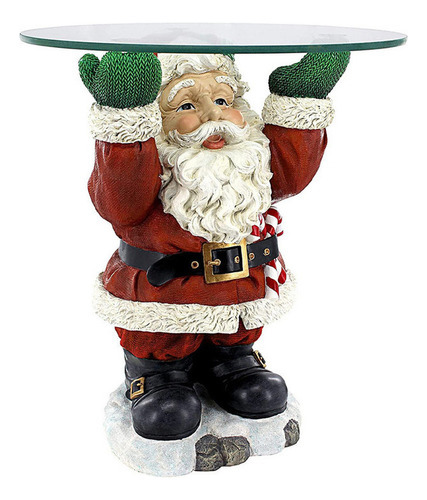 Bandeja Papai Noel Para Garçom Ornamento De Mesa Para Casa - Imagem 6