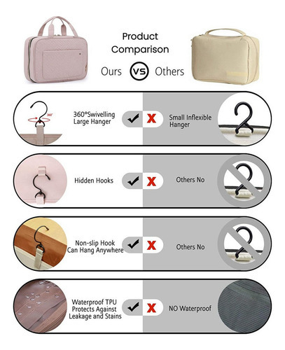 Bolsa De Viagem Masculina Feminina, Cabide E Divisória - Imagem 5