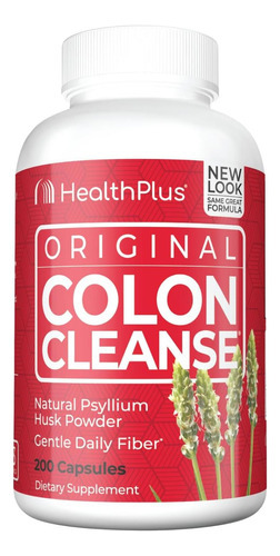 Health Plus Colon Cleanse Digestive Suporte | Toda Fibra Diá