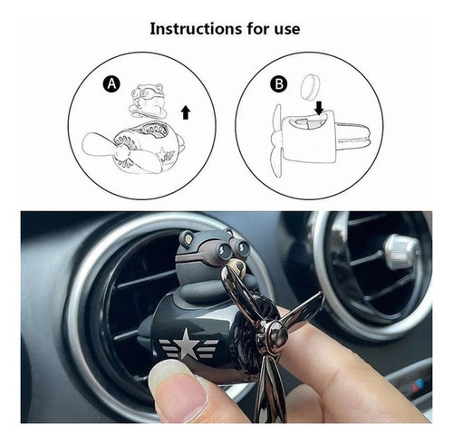2 Peças De Purificador De Ar Para Carros Pilot Bear, Hélice - Imagem 7