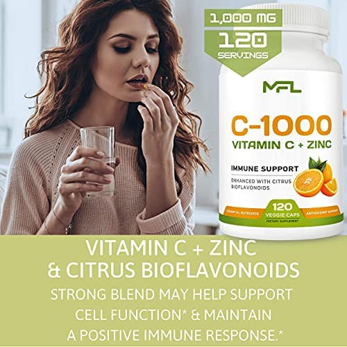 Mfl Vitamina C + Zinco | C-1000 | Vitamina C 1000 Mg | Cinco - Imagem 4