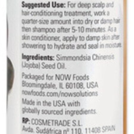 Óleo De Jojoba Now Foods 473 Ml Puro Importado 4un - Imagem 4