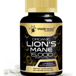 Cápsulas De Suplemento Lions Mane - Contagem De 120 - Suplem
