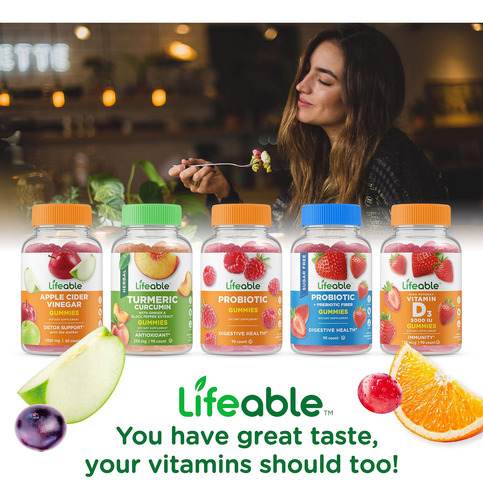 Gomas De Suplemento De Aloe Vera Lifeable Para Adultos - 10. - Imagem 5