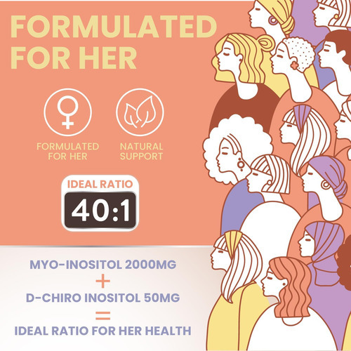 Puro Myo E D-chiro Inositol | Sem Enchimentos, Sem Aditivos, - Imagem 2