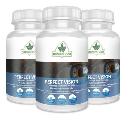 Natural Vida Perfect Vision Fórmula Inspirada Em Areds2 - Su - Imagem 4