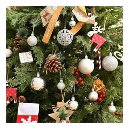 Conjunto De 100 Esferas De Decoração De Natal De Estilo Mist - Imagem 13