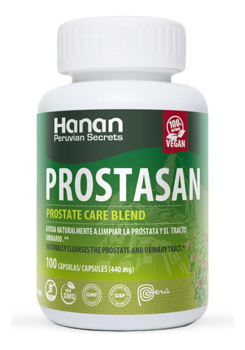 Hanan Prostasan Prostate Care 100 Cápsulas Urucum, Humanpint - Imagem 3
