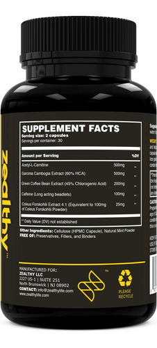 Suplemento Natural Da Vida Zealthy Para O Bem-estar Ideal. S - Imagem 3