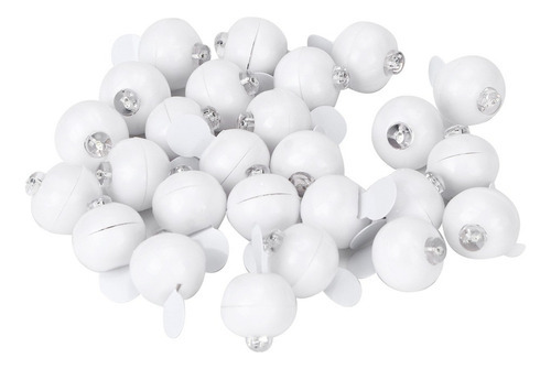Luzes Led 100pcs Mini Lâmpadas De Bola De Balão Redonda Nata - Imagem 2