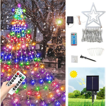 Decoração Solar De Natal Led Strip Light Enfeites De Árvore — foto 19