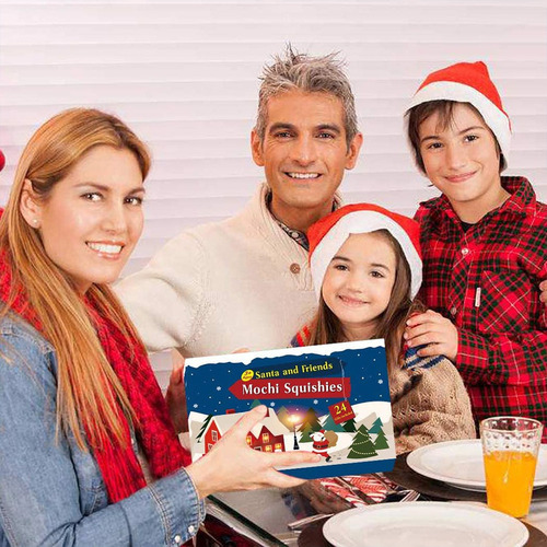 Calendário Do Advento De Natal Squeeze Toys Set Animais Fofo - Imagem 3