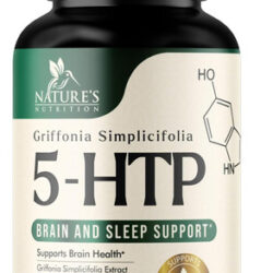 5 Cápsulas De Suplemento Htp 200 Mg 5htp Mais Cálcio Para Su