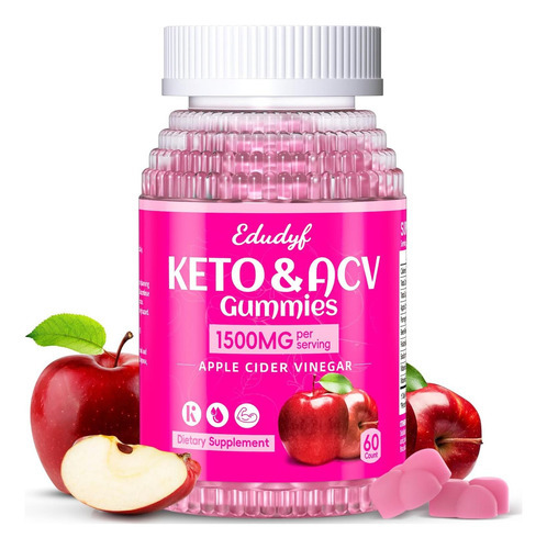 Edudyf Keto Acv Gummies-vinagre De Cidra Sem Açúcar, Fórmula