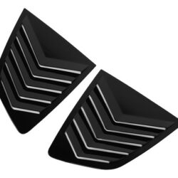 Janela Traseira Preta Vent Scoop Shade Cover, 2 Peças De Per