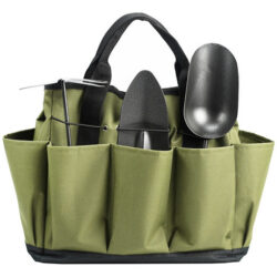 Sacola De Jardinagem Com 8 Bolsos Organizador De Ferramentas