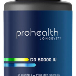 Prohealth Vitamin D3 50.000 Ui, 50 Cápsulas Moles) Ajuda A I