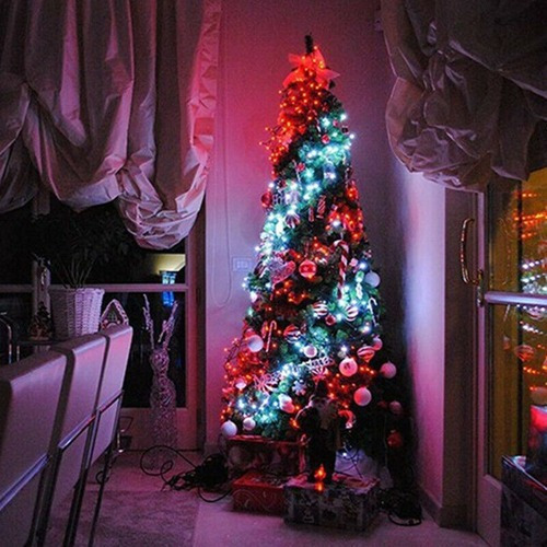 . Luzes De Decoração Para Árvore De Natal De 20 M Pisca Led - Imagem 8