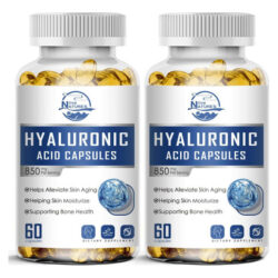 Suplementos De Ácido Hialurônico Vivem, 850 Mg De Alta Cápsu