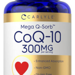 Carlyle Coqmg | 120 Cápsulas | Mega Q-sorb Coenzima Q-10 | C