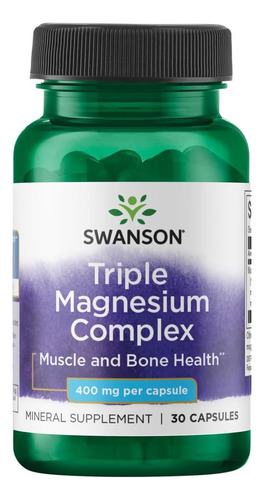 Swanson Premium Brand Triple Magnesium Complex 400 Miligrams