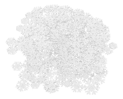 - 200 Peças De Fatias De Madeira De Floco De Neve 20 Mm 25