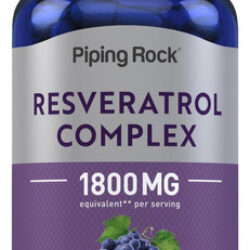 Complexo De Resveratrol De Rocha De Tubulação 1800 Mg | 90 C
