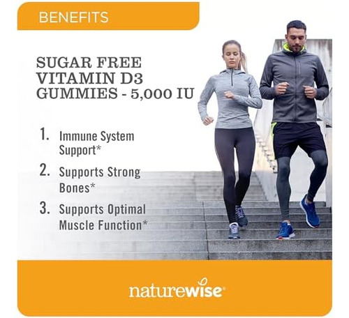 Gomas De Vitamina Diu Naturewise - Sabor De Frutas Vermelhas - Imagem 2
