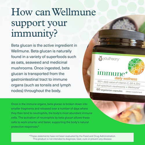 Youtheory Immune+ Daily Wellness - Suplemento De Suporte Imu - Imagem 4