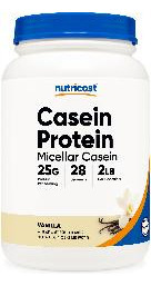 Proteína Em Pó Nutricost Caseína Micelar 907g Sabor Baunilha - Imagem 2