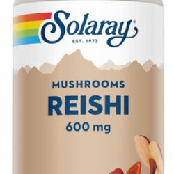 Solaray Cogumelo Reishi 600mg - Cápsulas De Cogumelo Reishi