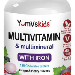 Multivitamínico E Multimineral Com Ferro Mastigável Para Cr