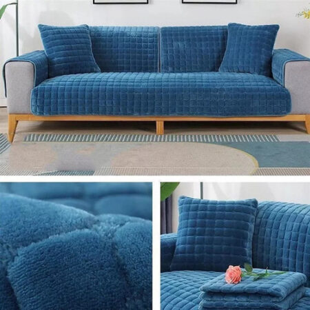 Capa Pra Sofá Flannel Retrátil 90*90cm 4 Lugares - Imagem 7