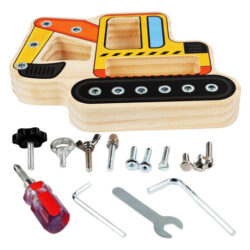 Placa Montessori Ferramenta De Porca Educativos Para