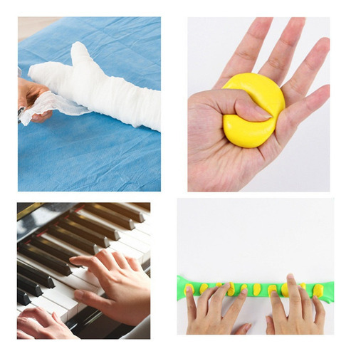 6pcs Brinquedo De Massa De Mão Exercício De Reabilitação De - Imagem 8