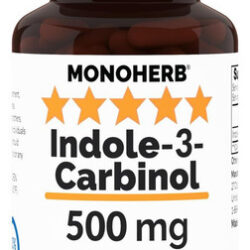 Monoherb Indole-3-carbinol 500 Mg - 90 Cápsulas Vegetarianas
