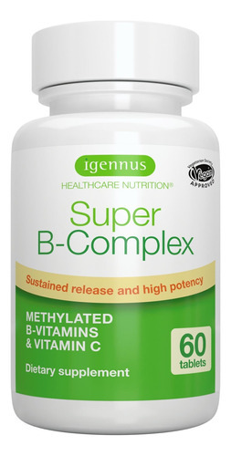 Suplemento Igennus Healthcare Super B-complex 60 Comprimidos