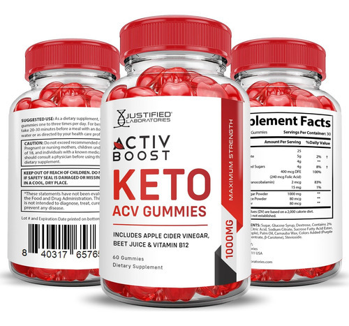 Activboost Keto Acv Gummies Fórmula Avançada 1000mg Active B - Imagem 6