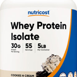 Proteína Em Pó Nutricost Whey Protein Isolate, Biscoitos De