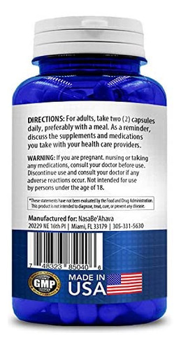 Nasabeahava Pterostilbene 150mg 180 Cápsulas - Imagem 2