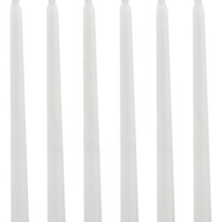 Vela Led Cônica Cristalina De 6 Peças Para Jantar, Chama Cin