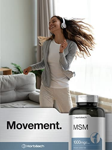 Cápsulas De Suplemento De Msm | 1000mg | Contagem 250 | Fór - Imagem 3